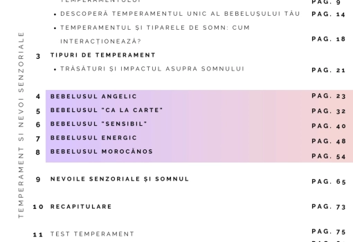 Temperament și nevoi senzoriale